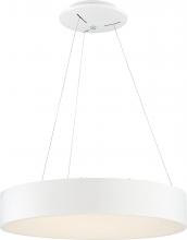 Nuvo 62/1455 - Orbit - LED 18" Pendant - White Finish