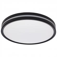 Nuvo 62/1693 - 15 Inch Surface Mount with Night Light; 5 CCT Selectable; Matte Black Finish