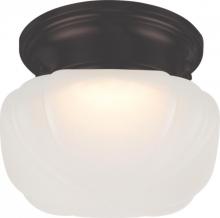 Nuvo 62/713 - Bogie - LED Flush Fixture with Frosted Glass