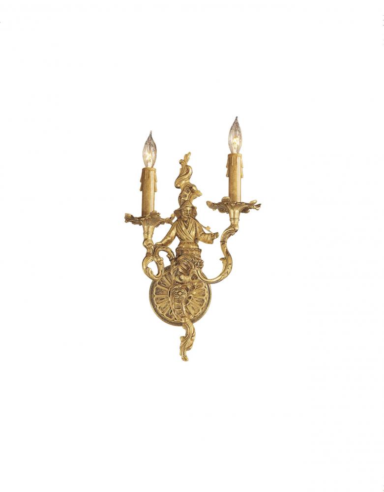 2 LIGHT WALL SCONCE