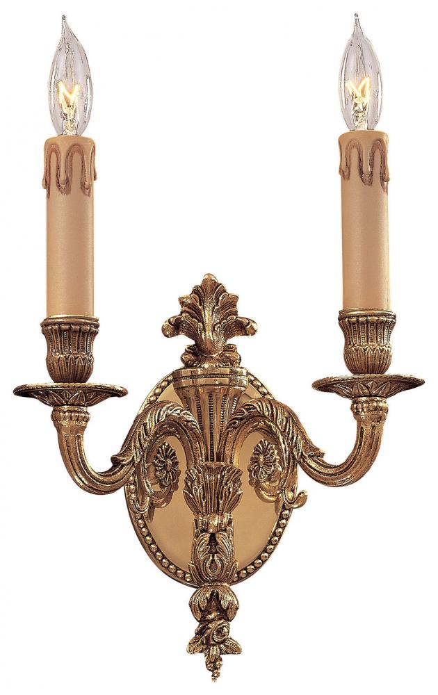 2 LIGHT WALL SCONCE