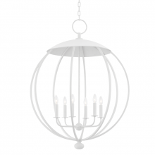 Hudson Valley 9132-WP - 6 LIGHT PENDANT