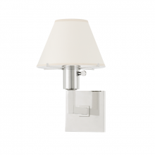 Hudson Valley MDS130-PN - 1 LIGHT WALL SCONCE