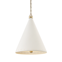 Hudson Valley MDS402-AGB/WP - 2 LIGHT LARGE PENDANT