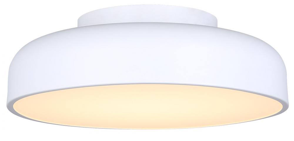 ZARIA, MWH Color, 14" LED Flush Mount, Acrylic, 21W LED (Int.), Dimm., 1400 lm, 3/4/5000K