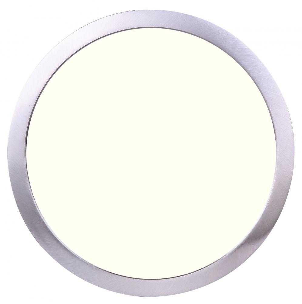LED Round Disk, 5" Black Color, 10W Dimm., 2700K 700Lumens, 3/4/5000K 5CCT Switch