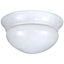 Canarm IFM5911 - Fmount, 9" 1 Bulb Flushmount, Frosted Glass, 60W Type A