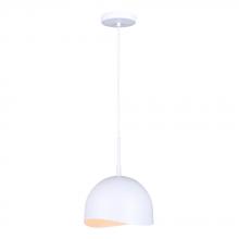 Canarm IPL1122A01WH - HENLEE, IPL1122A01WH16, MWH Color, 1 Lt 15.75" Width Cord Pendant, 60W Type A