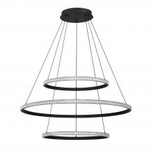 Kendal PF312-BLK - Tri-Tier LED Pendant