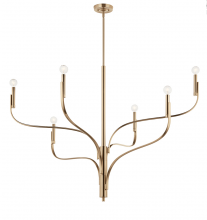 Kichler 52674CPZ - Chandelier 6Lt