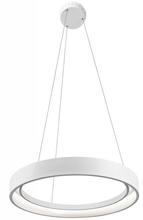 Kichler 83454 - Fornello 2.75" LED Pendant in Textured White and Glossy White Interior