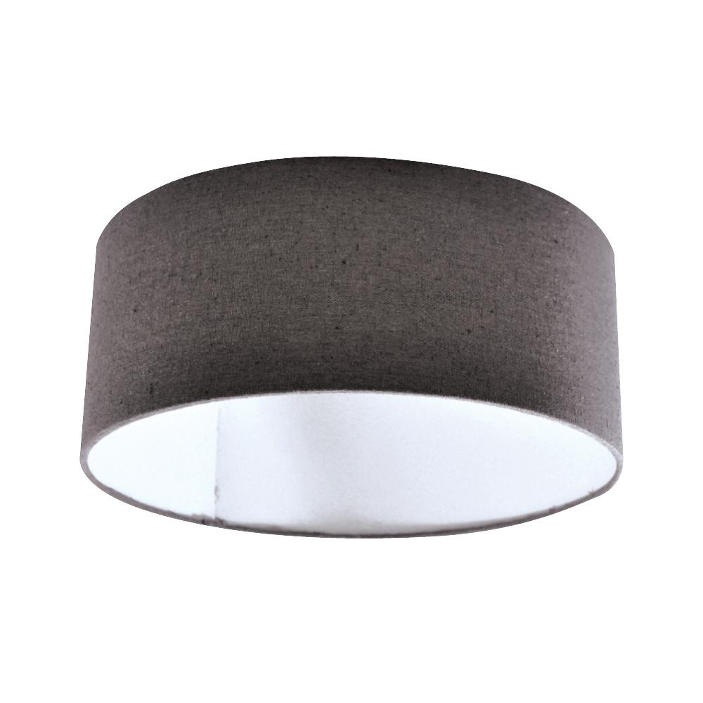 11IN Drum Shade Dark Gray LED Ceiling- mount Accessory STANDARD