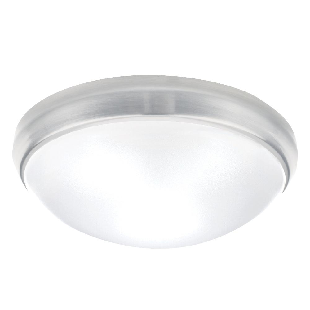 5.75IN LED Ceiling Luminaire 10W 120V 40K Dim Brushed Nickel Frosted Round STANDARD