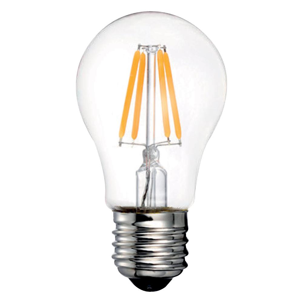 LED Filament Lamp A19 E26 Base 5.6W 120V 27K Clear Oblic Dim Standard