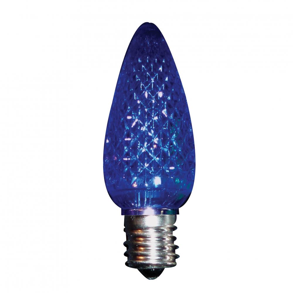 LED Decorative Lamp C9 E17 Base 0.45W 100-130V Blue STANDARD
