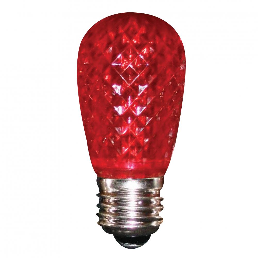 LED Decorative Lamp S14 E26 Base 0.96W 100-130V Red STANDARD