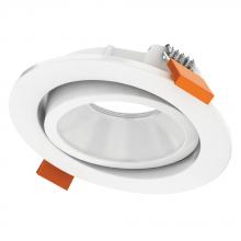 Standard Products 64733 - LED Lumeina Downlight Trim 4IN White Baffle/Gimbal  Round STANDARD