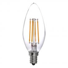 Standard Products 65835 - LED Filament Lamp B11 E12 Base 4.8W 120V 40K Clear Vertical Dim Standard