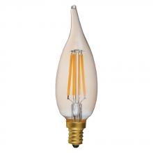 Standard Products 65676 - LED Filament Lamp CA11 E12 Base 4.8W 120V 22K Victorian Style Vertical Dim Standard