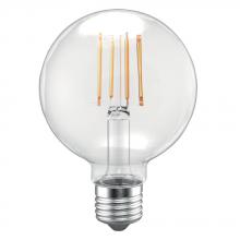 Standard Products 65679 - LED Filament Lamp G25 E26 Base 6W 120V 27K Clear Vertical Dim Standard