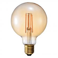 Standard Products 65773 - LED Filament Lamp G30 E26 Base 4W 120V 22K Victorian Style Vertical Dim Standard