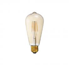 Standard Products 65680 - LED Filament Lamp ST19 E26 Base 4.5W 120V 22K Victorian Style Vertical Dim Standard
