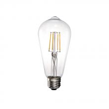 Standard Products 65678 - LED Filament Lamp ST19 E26 Base 4.5W 120V 27K Clear Vertical Dim Standard