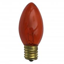 Standard Products 52185 - INCANDESCENT COLOURED LAMPS C9.25 / E17 / 7W / 120V Standard