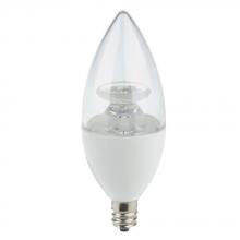 Standard Products 63741 - LED Lamp C12 E12 Base 3W 120V 27K Dim   CLEAR STANDARD