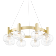 Mitzi by Hudson Valley Lighting H403808-AGB - Harlow Chandelier