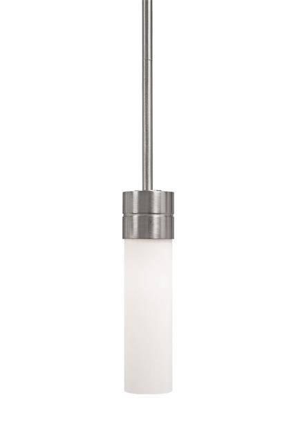 Single Lamp White Opal Glass Pendant