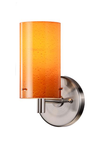 Single Lamp Wall Sconce with Cylinder Glass