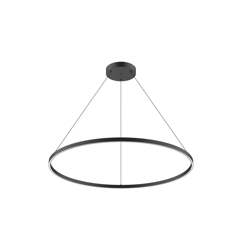 Cerchio 48-in Black LED Pendant