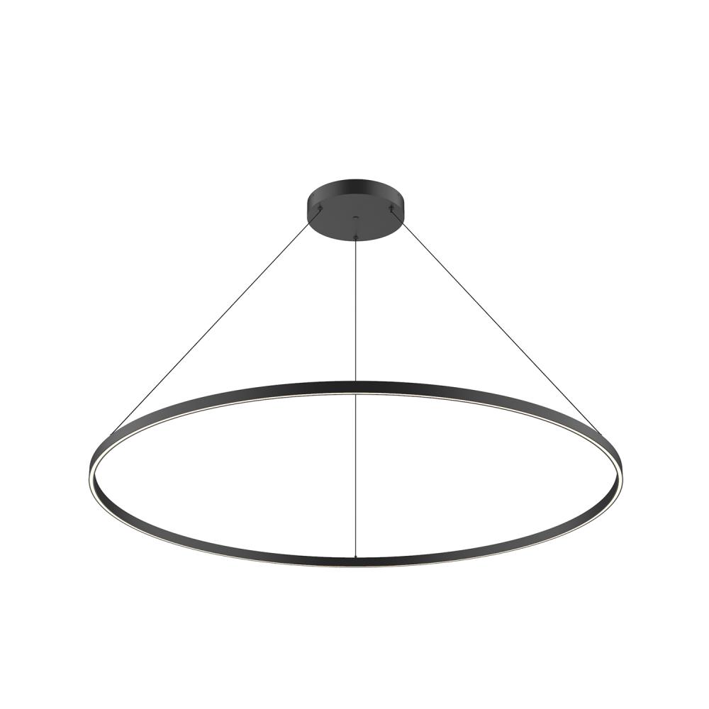 Cerchio 60-in Black LED Pendant