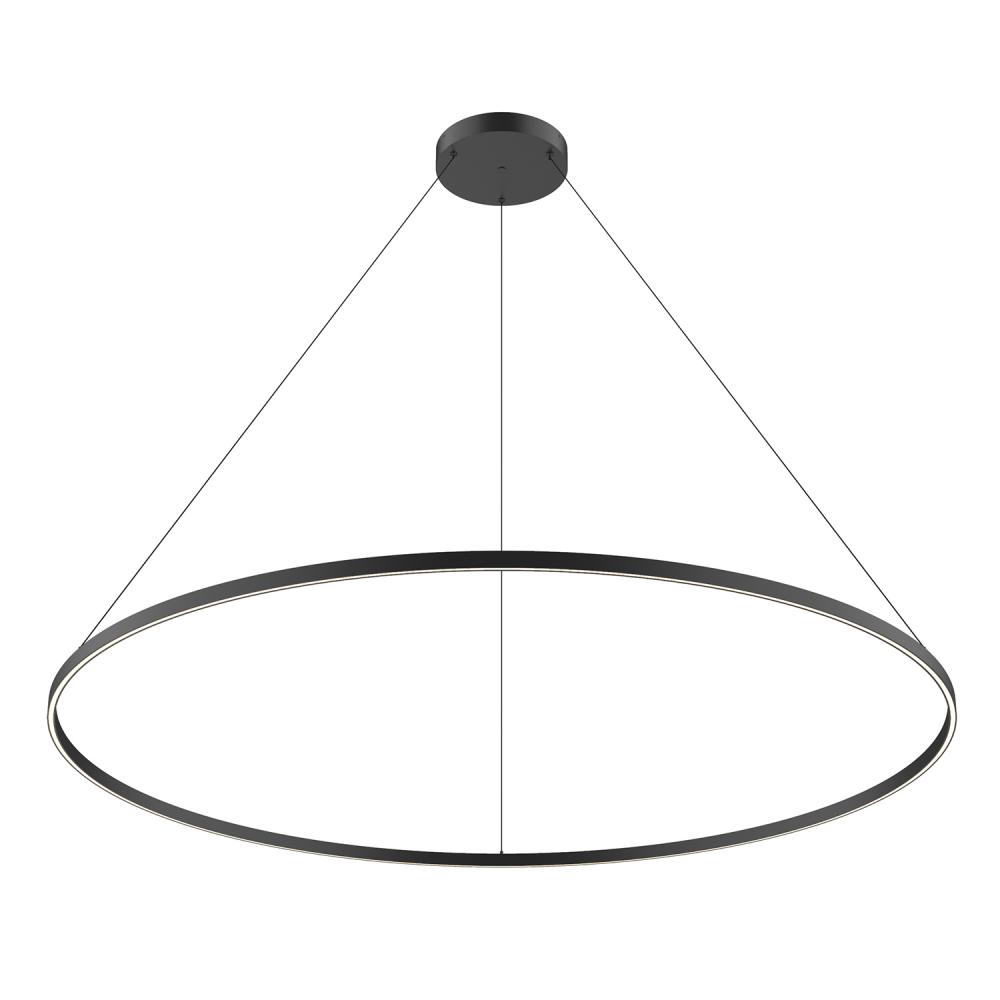 Cerchio 72-in Black LED Pendant