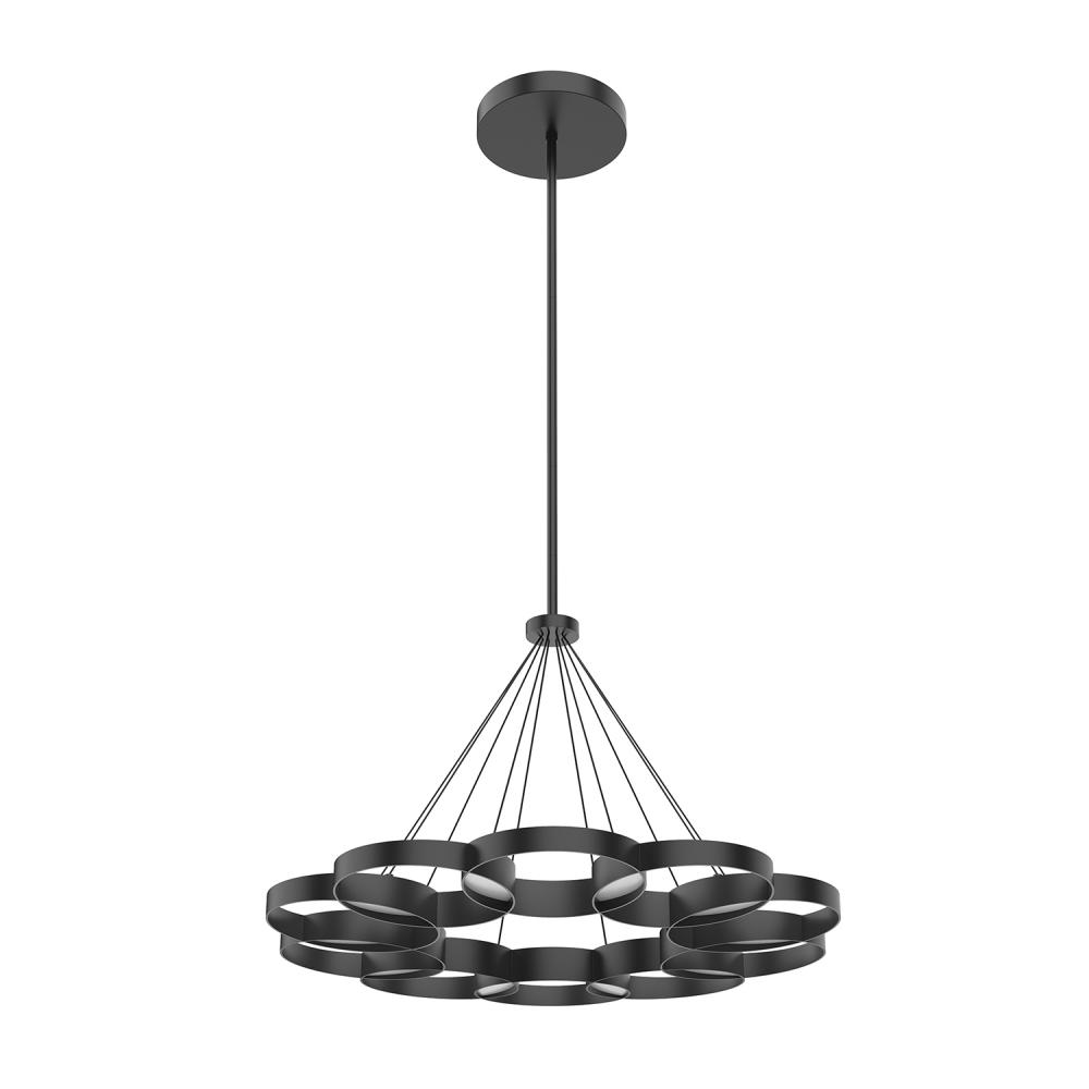 Maestro 33-in Black LED Chandeliers