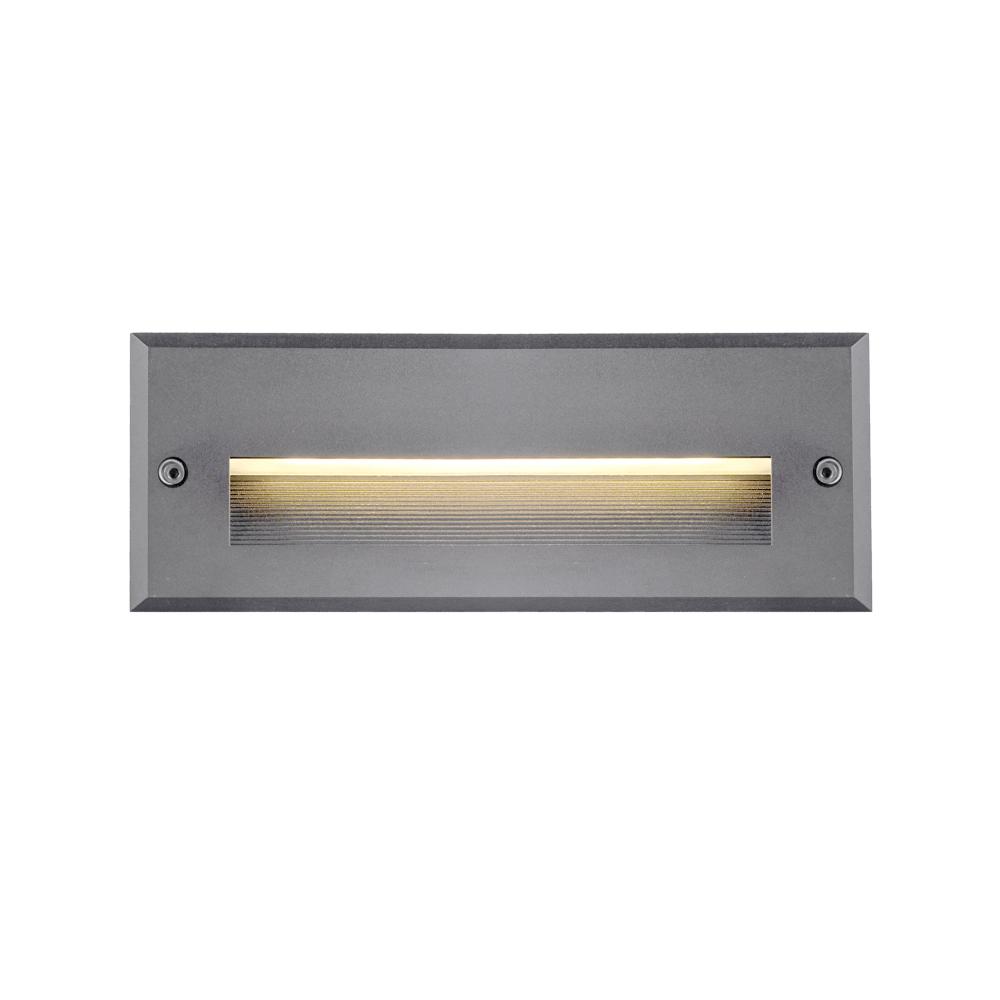 Newport 10-in Gray LED Exterior Wall/Step Lights