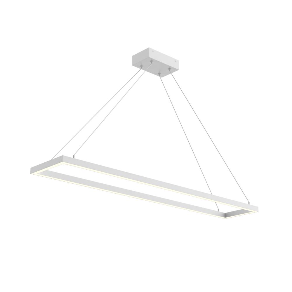 Piazza 48-in White LED Pendant