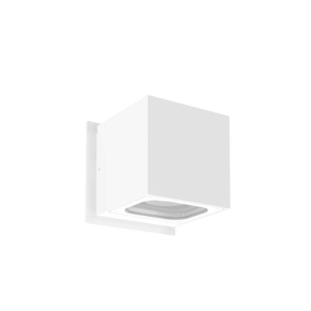 Stato 4-in White LED Exterior Wall Sconce