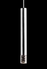 Kuzco Lighting Inc 401060CH - Single Lamp Pendant with Solid Crystal