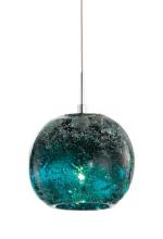 Kuzco Lighting Inc 421191T - Single Lamp Pendant with Sold Bubbled Glass