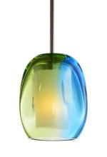 Kuzco Lighting Inc 455201 - Single Lamp Pendant with Unique Blown Glass