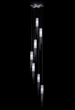 Kuzco Lighting Inc 476607 - Seven Lamp Pendant with Cascading Crystals