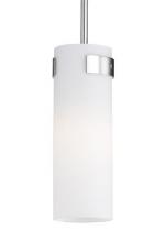 Kuzco Lighting Inc 488011CH - Single Lamp Pendant with Cylinder Glass