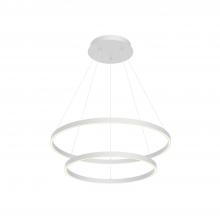 Kuzco Lighting Inc CH87832-WH - Cerchio 32-in White LED Chandeliers