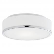 Kuzco Lighting Inc FM6012-CH-5CCT - Charlie 12-in Chrome LED Flush Mount