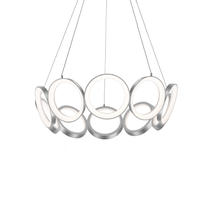 Kuzco Lighting Inc CH94829-AS - Oros 29-in Antique Silver LED Chandeliers