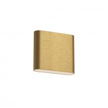 Kuzco Lighting Inc AT6506-BG-UNV - Slate 6-in Brushed Gold LED Wall Sconce
