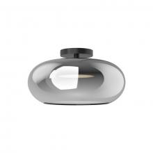 Kuzco Lighting Inc SF62014-BK/SM - 14" SF BLACK|SMOKED| 23W|LED|90|3000K|AC LED