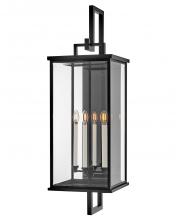 Hinkley Canada 20019BK - Extra Large Wall Mount Lantern